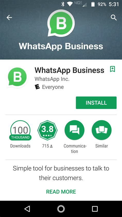 Crea tu perfil. . Download whatsapp business